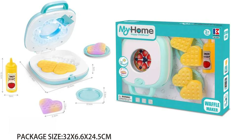 None Žaislinė buitinė technika, vaflių keptuvė HY HOME Vaflinė