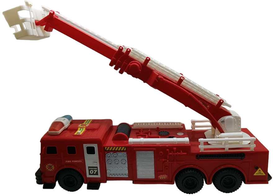 None Nežinomas Gaisrinė mašina Rescues 999B-14B, balta/raudona