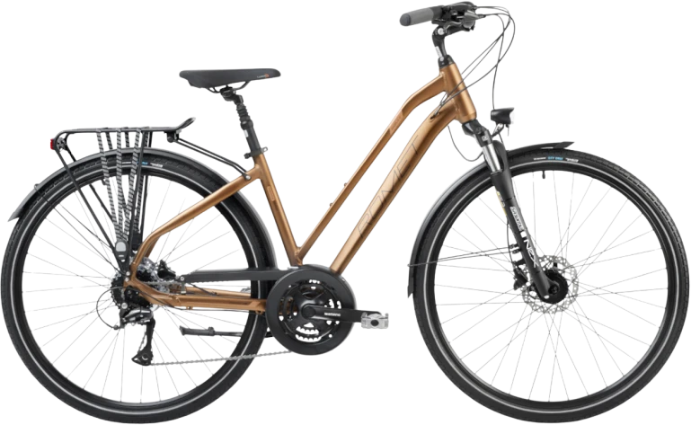 Dviratis Romet Gazela 6 2025 ruda-juodas-19" / L (Dydis: 19" / L)