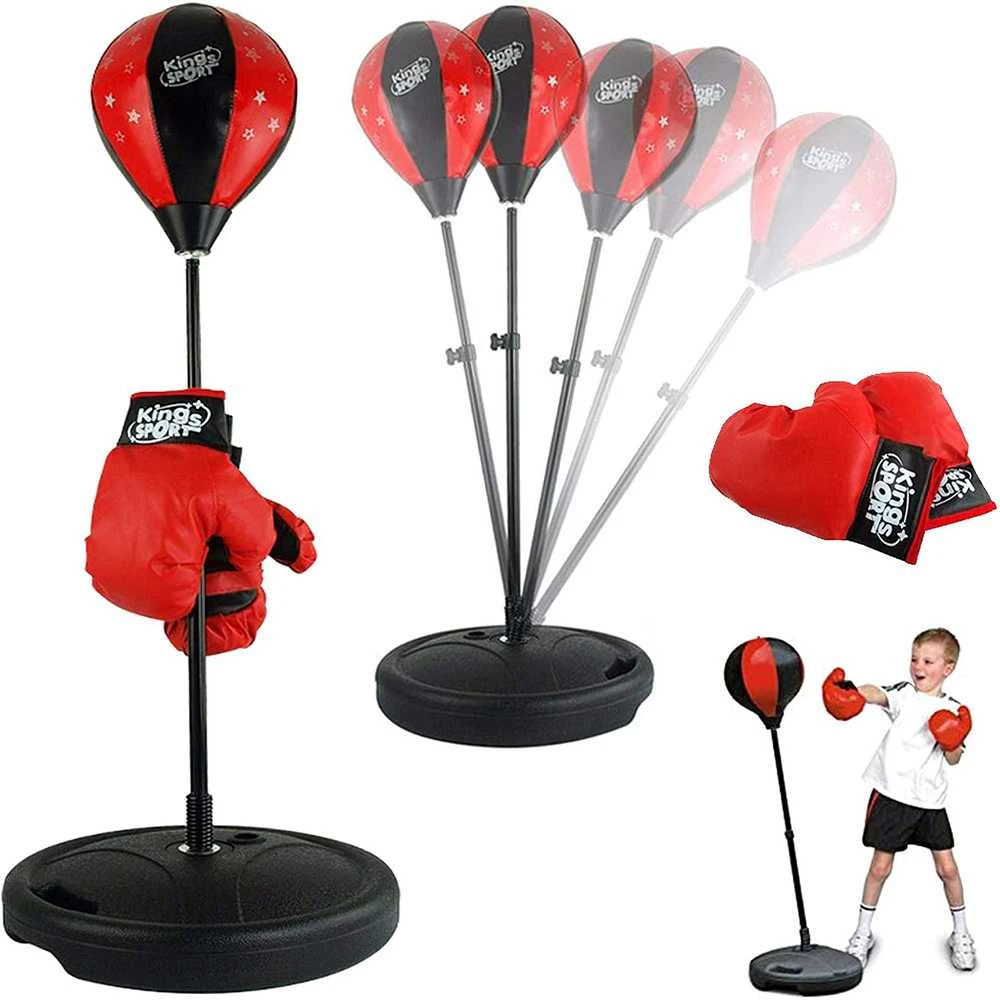 None Sporto žaislas Kings Sport Punching Ball 536020268, juoda sp./raudona sp.