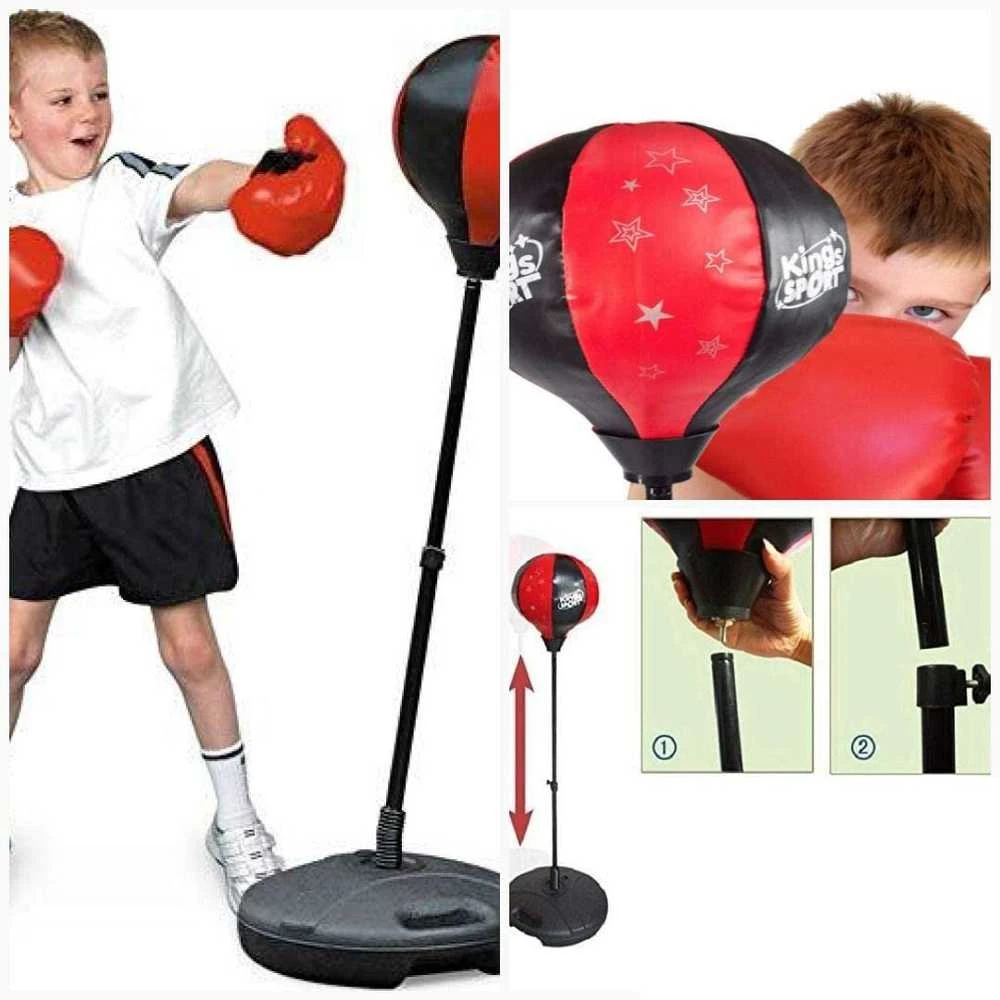 None Sporto žaislas Kings Sport Punching Ball 536020268, juoda sp./raudona sp.