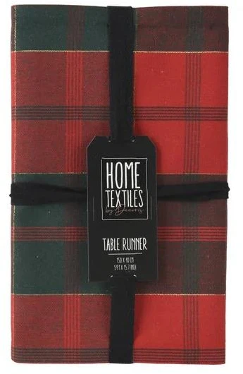 L Oca Nera Table runner 669495. red/žalias. 150 cm x 30 cm