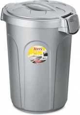 Stefanplast Jerry konteineris maistui pilkas 23L/8kg 37x32x46cm