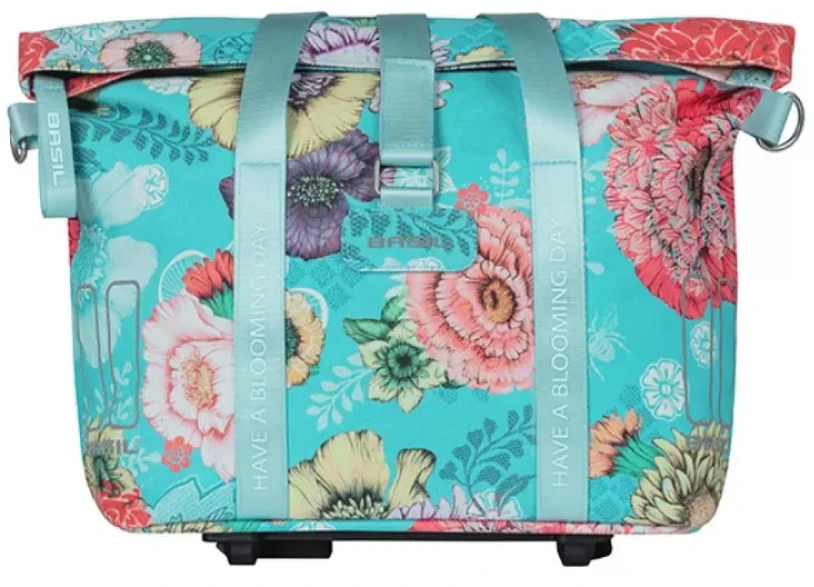 Handlebar bag BASIL Bloom Field 8-11L, mėlynas-floral