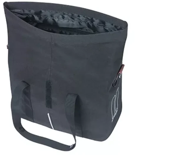 Handlebar bag BASIL City MIK 8-11L, juodas