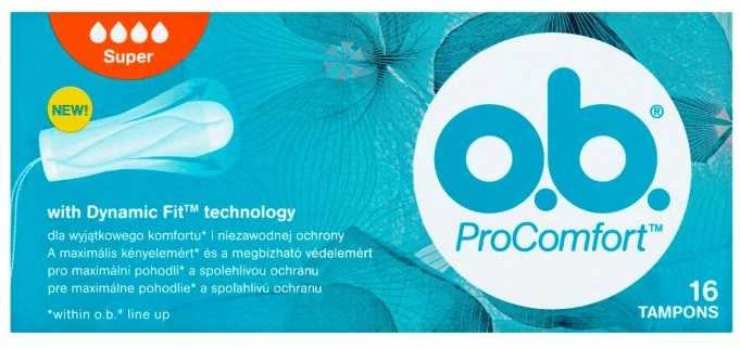 Tamponai O.B. ProComfort Super 16vnt