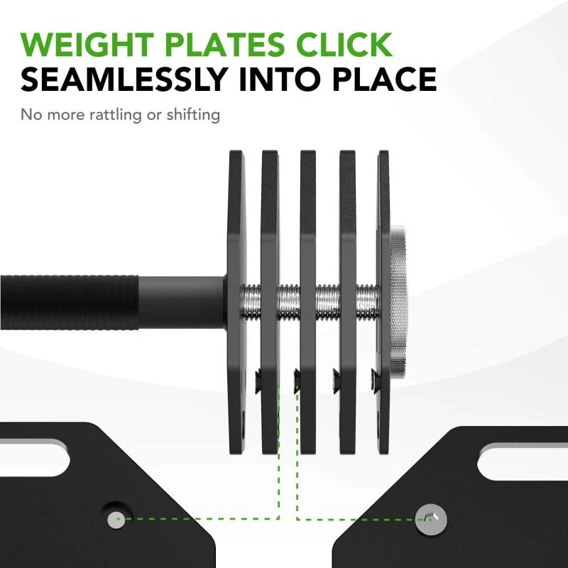 None Reguliuojamo svorio štanga Tunturi Rapid Adjustable Barbell 11 kg