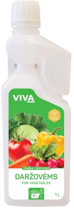 None Nežinomas Trąšos daržovėms Viva Fertis PREMIUM, skystos, 1 l
