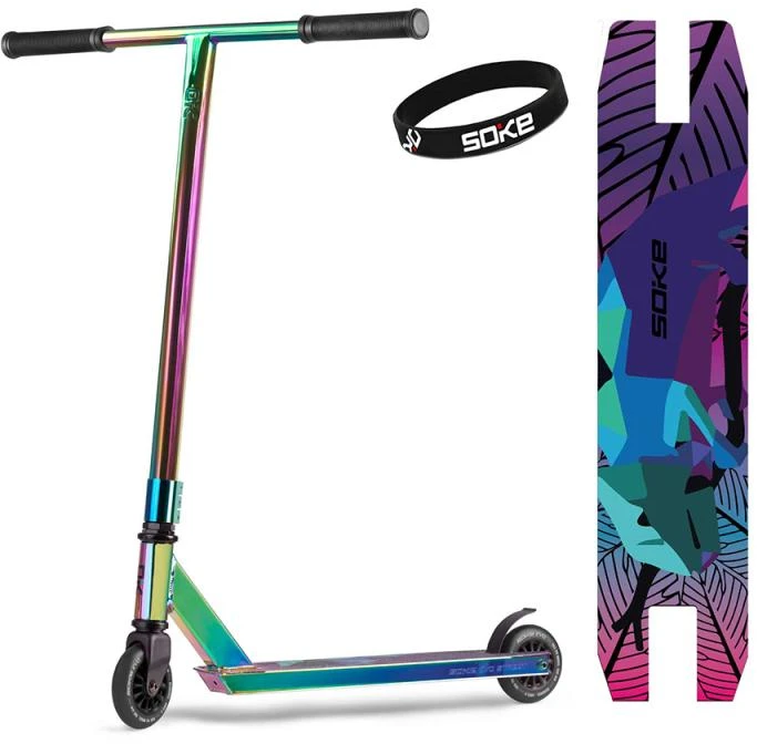 Triukinis paspirtukas SOKE EVO | street neochrome