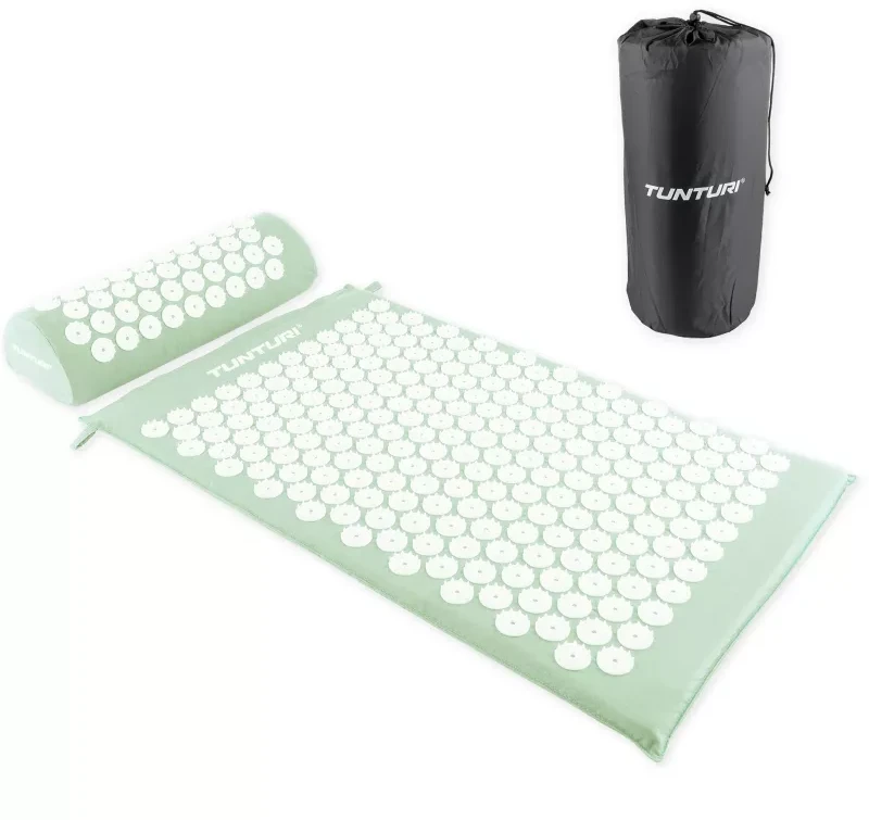 Kilimėlis TUNTURI ACUPRESSURE MAT AND PILLOW MINT