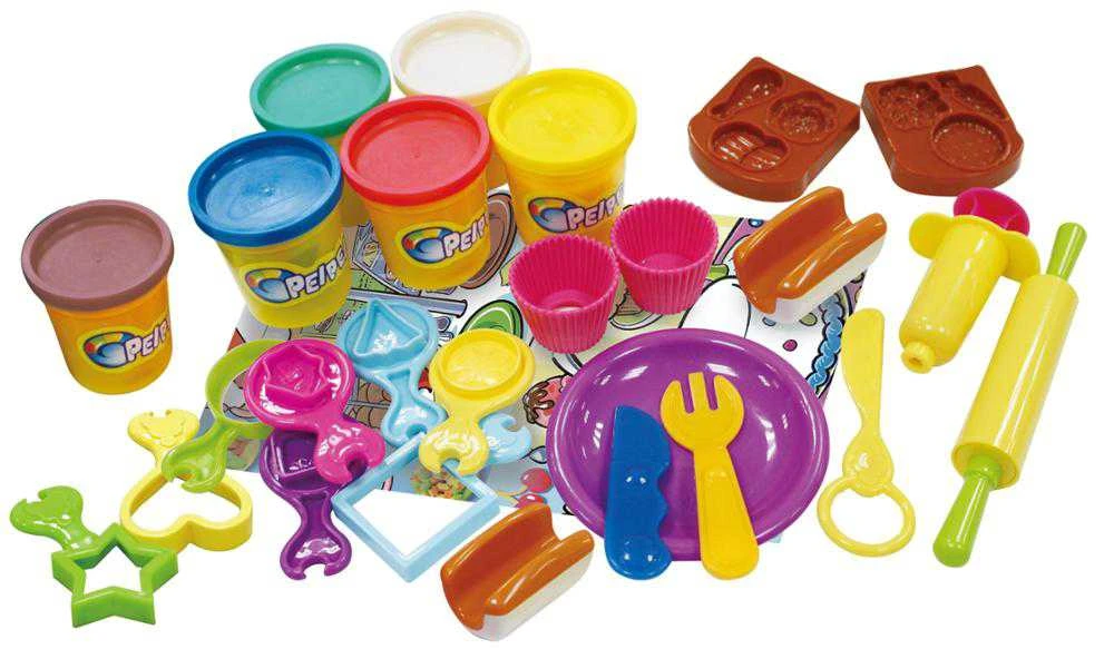 None Modelino rinkinys Peipeile Bread Sausage Cake Dough 3245A
