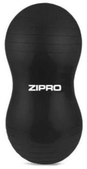 Mankštos kamuolys Zipro Peanut, 45 cm, juodas