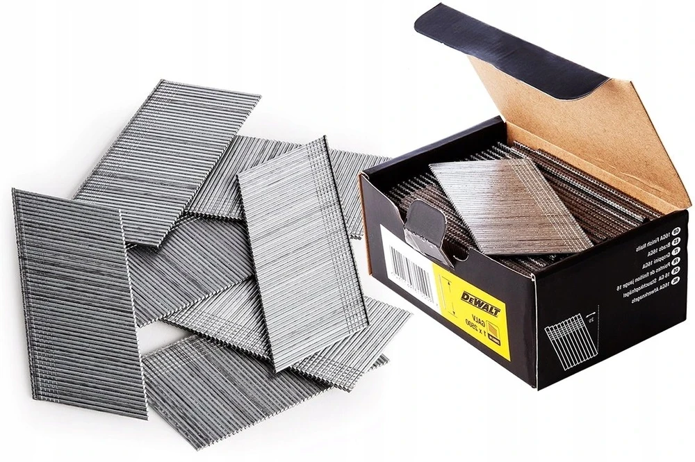 Vinys Dewalt DNBA1663SZ; 20°; 1,6x63 mm; 2500 vnt.; nerūdijančio plieno