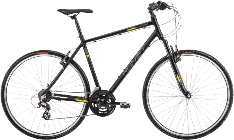 Dviratis Romet Orkan M 2025 juodas-auksinis-19" / L (Dydis: 19" / L)