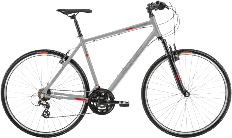 Dviratis Romet Orkan M 2025 graphite-red-21" / XL (Dydis: 21" / XL)