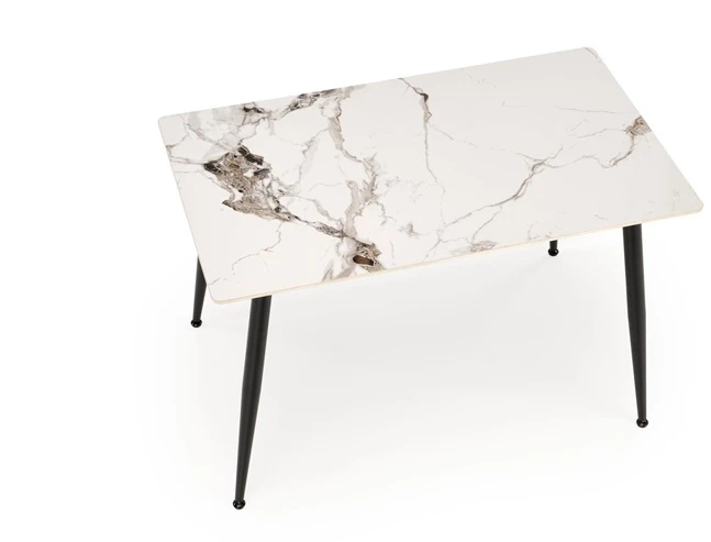 None Kitchen table. baltas. 120 cm x 100 cm x 70 - 76 cm