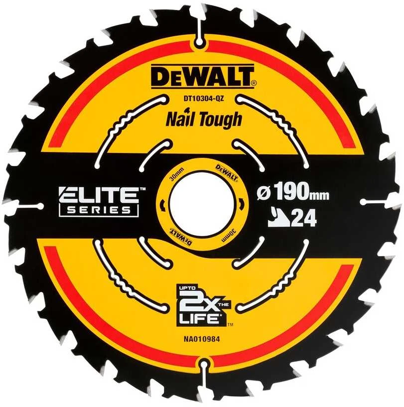 DEWALT pjovimo diskas medienai 190x30mmx24z 18°