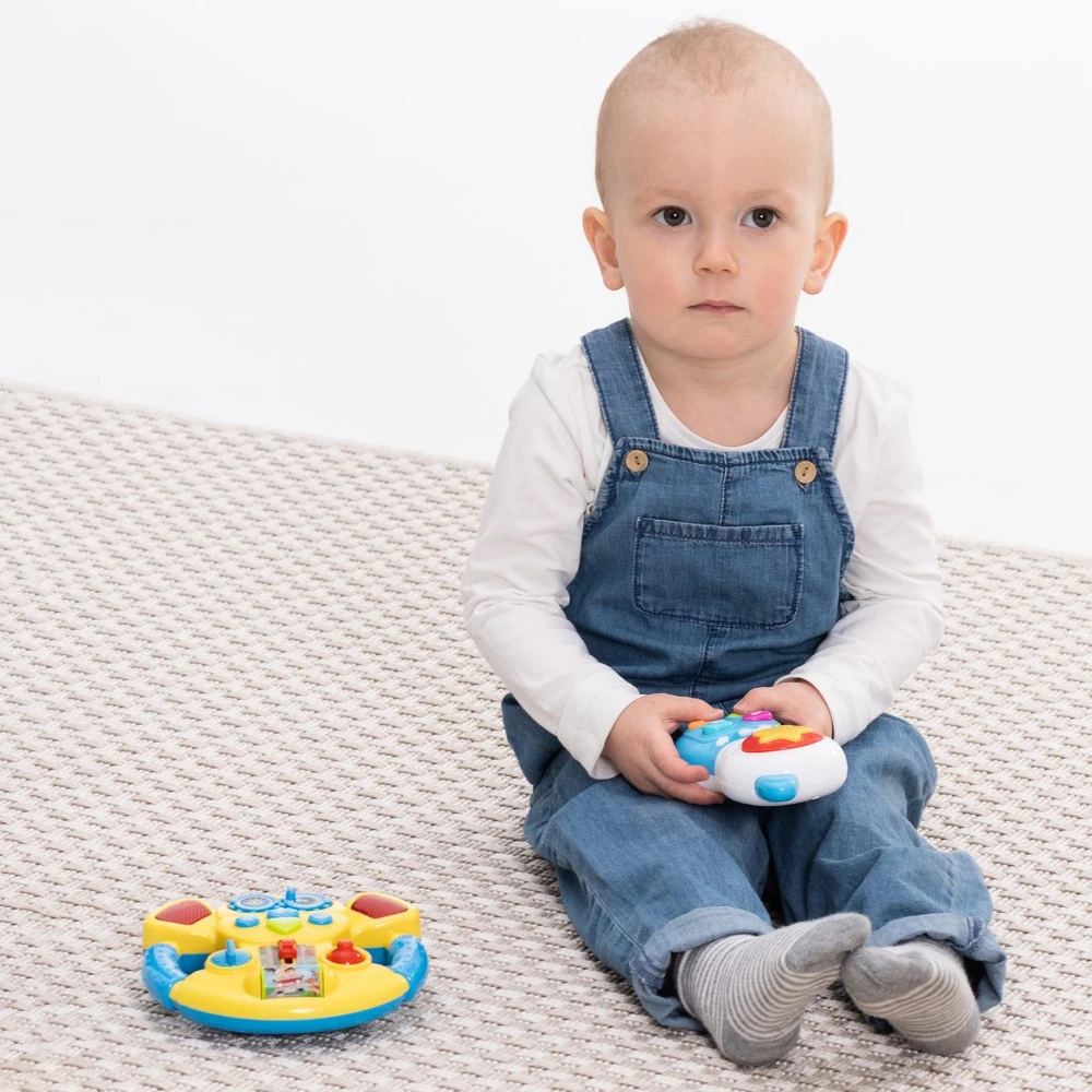None Ei Brandia Vaikiškas žaislinis vairas su šviesos ir muzikos asortimentu