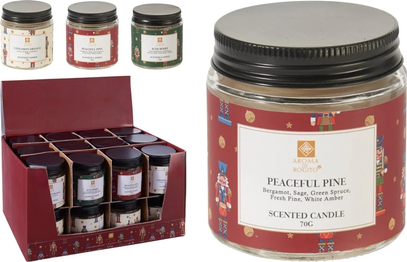 None Candle. aromatic. 10 h. 180 g