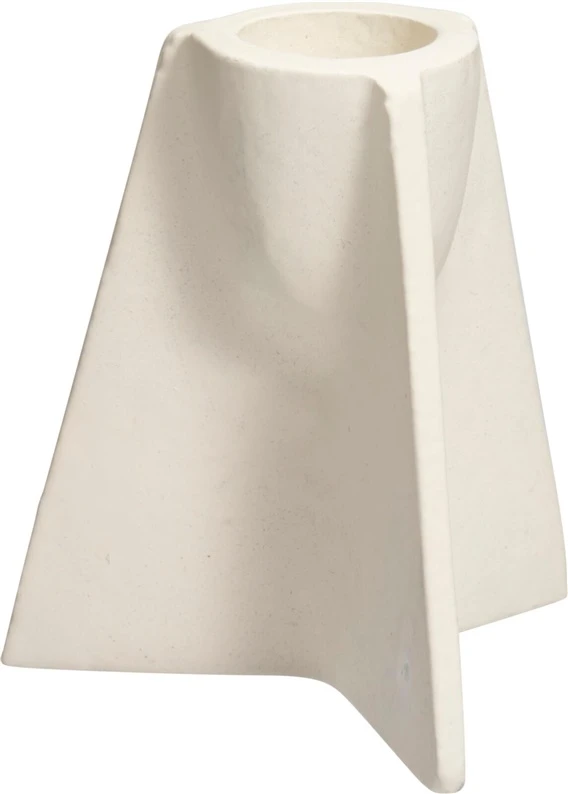 Nežinomas Candle holder A98100500. aliuminio. 6.5 cm. baltas col.
