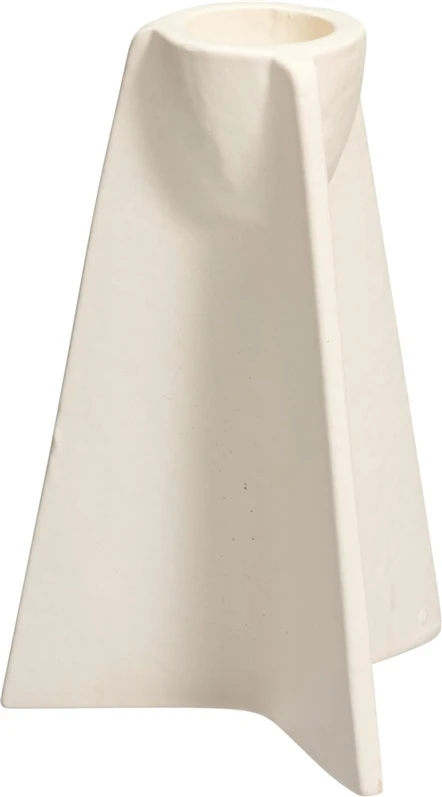 Nežinomas Candle holder A98100510. aliuminio. 10 cm. baltas col.