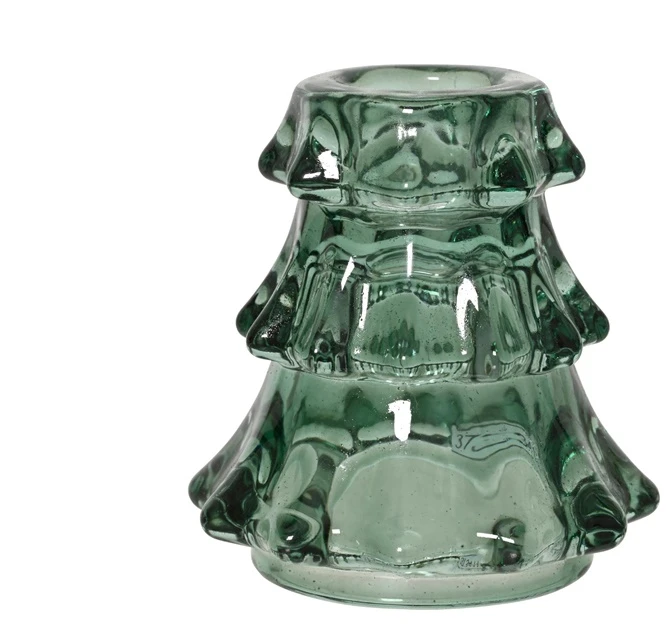None Nežinomas Žvakidė Decoris 373411, stiklas, 7.5 cm, žalia