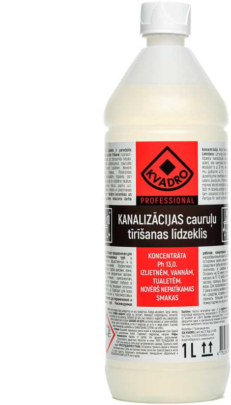 Kvadro notekų valymo priemonė, 1 l