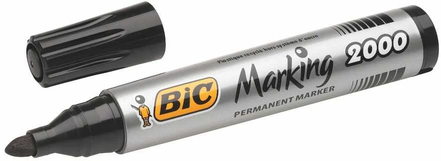 Bic Permanentinis žymeklis Eco 2000 2-5 mm, juodas, 1 vnt. 000095