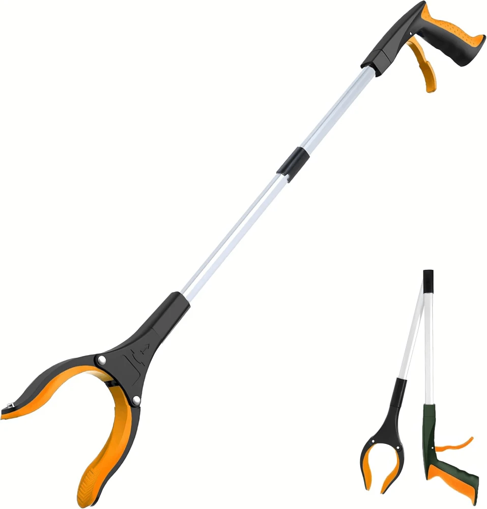 Lazdelė - Griebtuvas KASMAN Picker Daiktams Pakelti, 83 cm, Oranžinė
