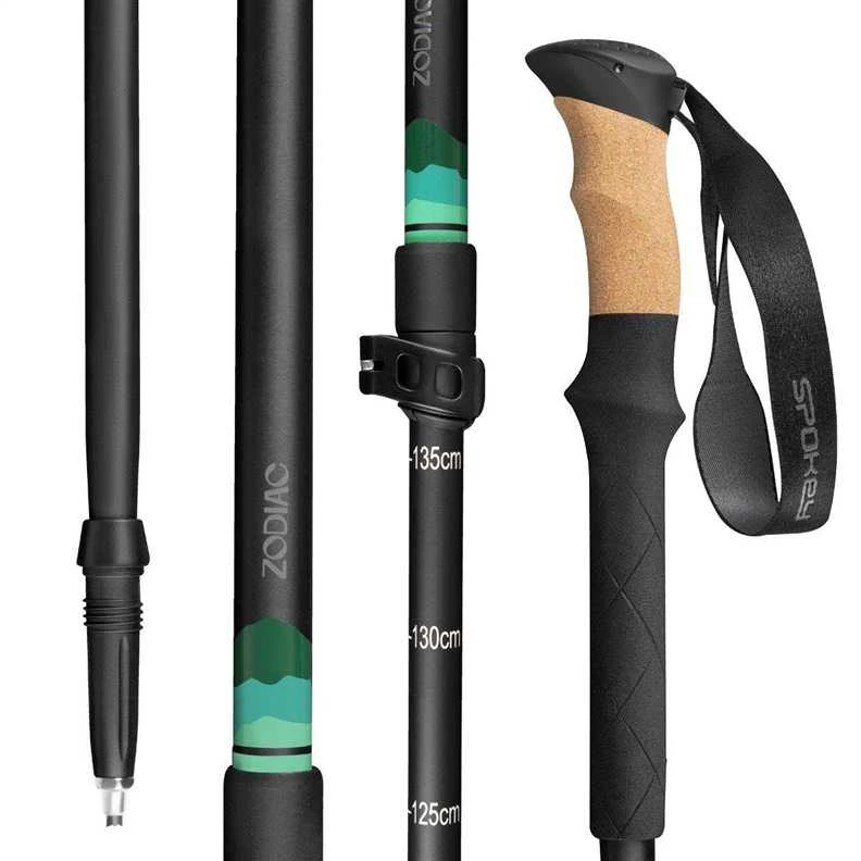 Šiaurietiško ėjimo lazdų komplektas Spokey Zodiac 944819, 105 - 135 cm