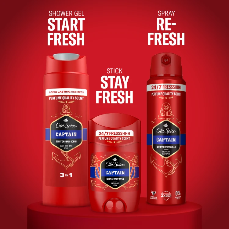 Old Spice Dovanų Rinkinys Vyrams Kelioniniame Krepšyje Captain