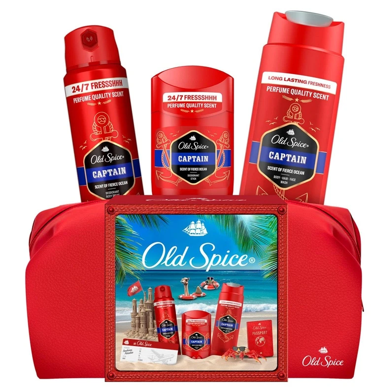 Old Spice Old_Spice KŪNO PRIEŽ RINK OLDSPICE CAPTAIN SU KOSM