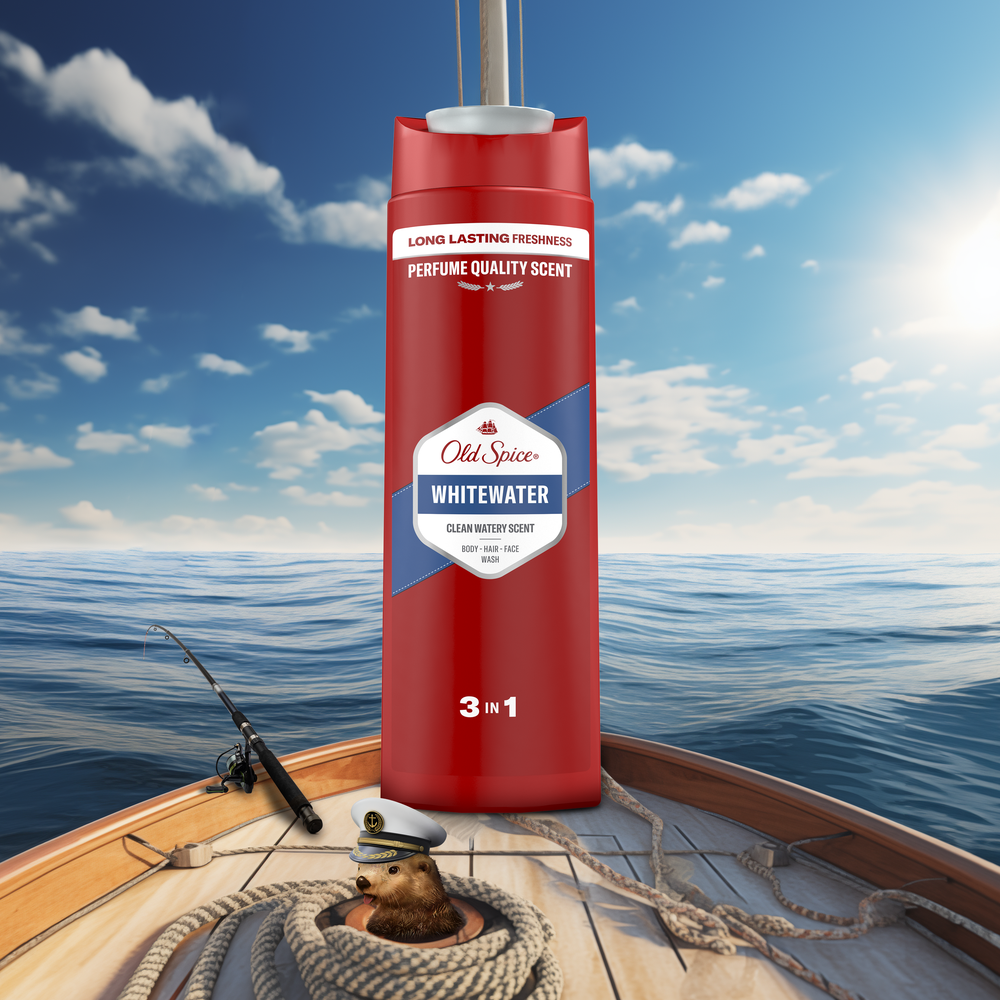 Old Spice Whitewater Dušo Želė Vyrams, 400 ml