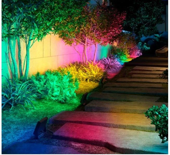 OLLO LED RGB Prožektors 50W Multi Krāsas 4750lm IP65 SMD2835 CRI>80 PF>0.9 EEI:F