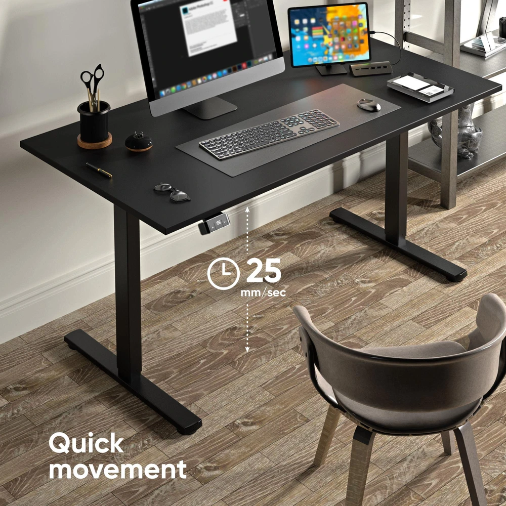 Onkron DESK FRAME MOTORISED/Juodas WDF221E-B ONKRON