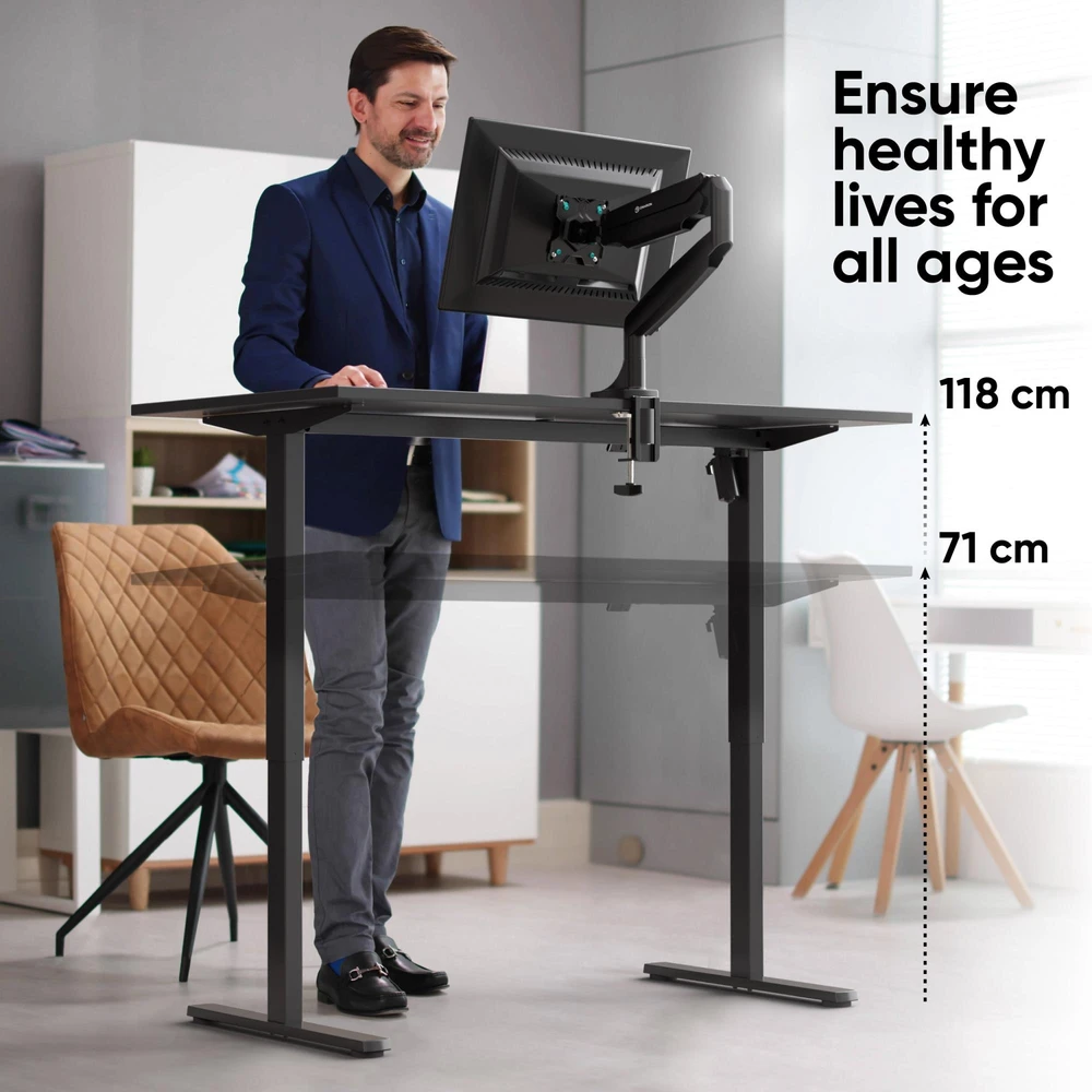 Onkron DESK FRAME MOTORISED/Juodas WDF221E-B ONKRON