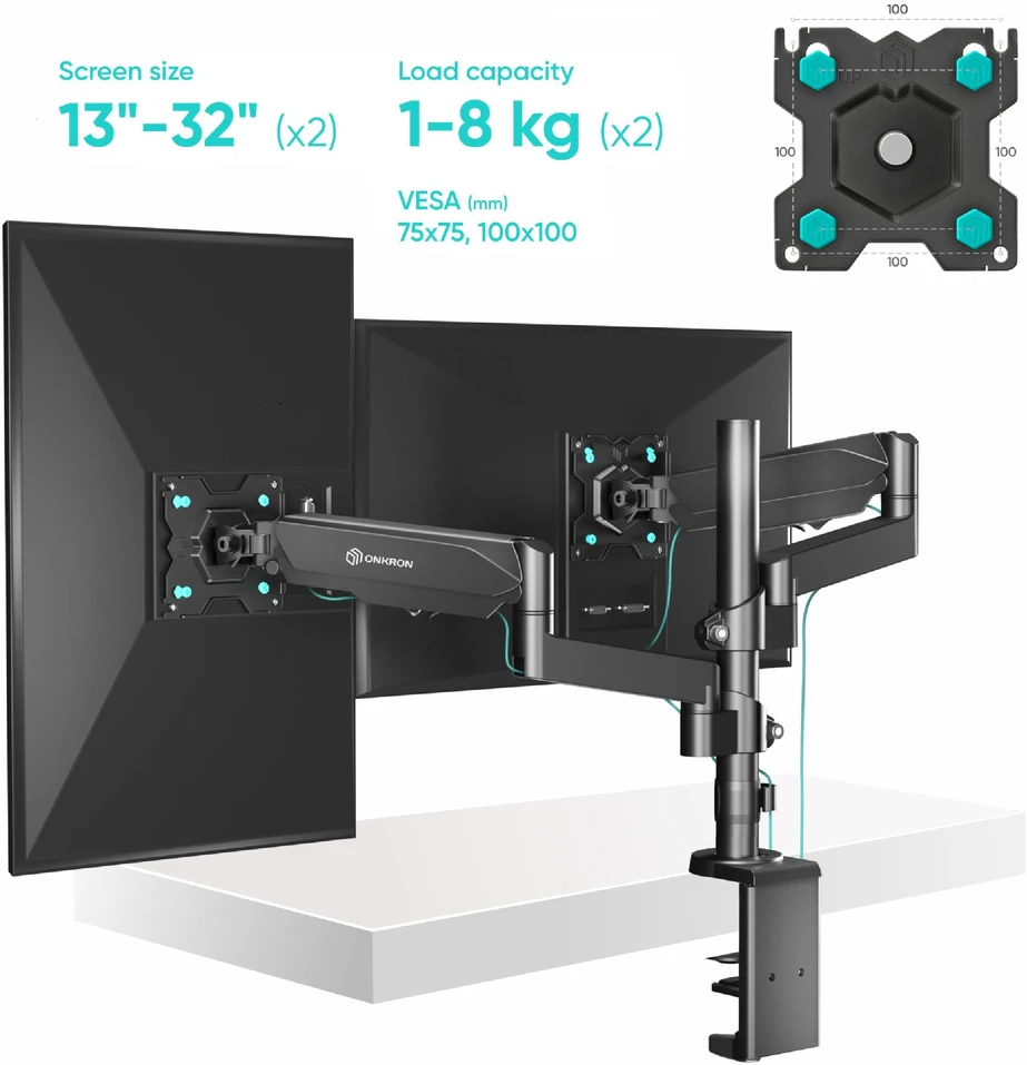 Onkron Laikiklis na monitorius 13'' - 32'' G140-B (G140-B)
