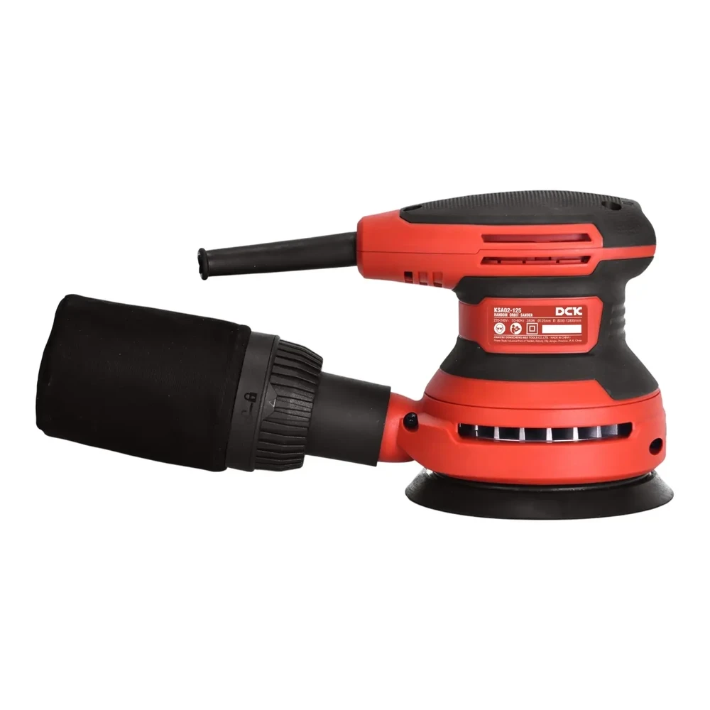Elektrinis ekscentrinis šlifuoklis 125mm, 380W, KSA02-125, DCK