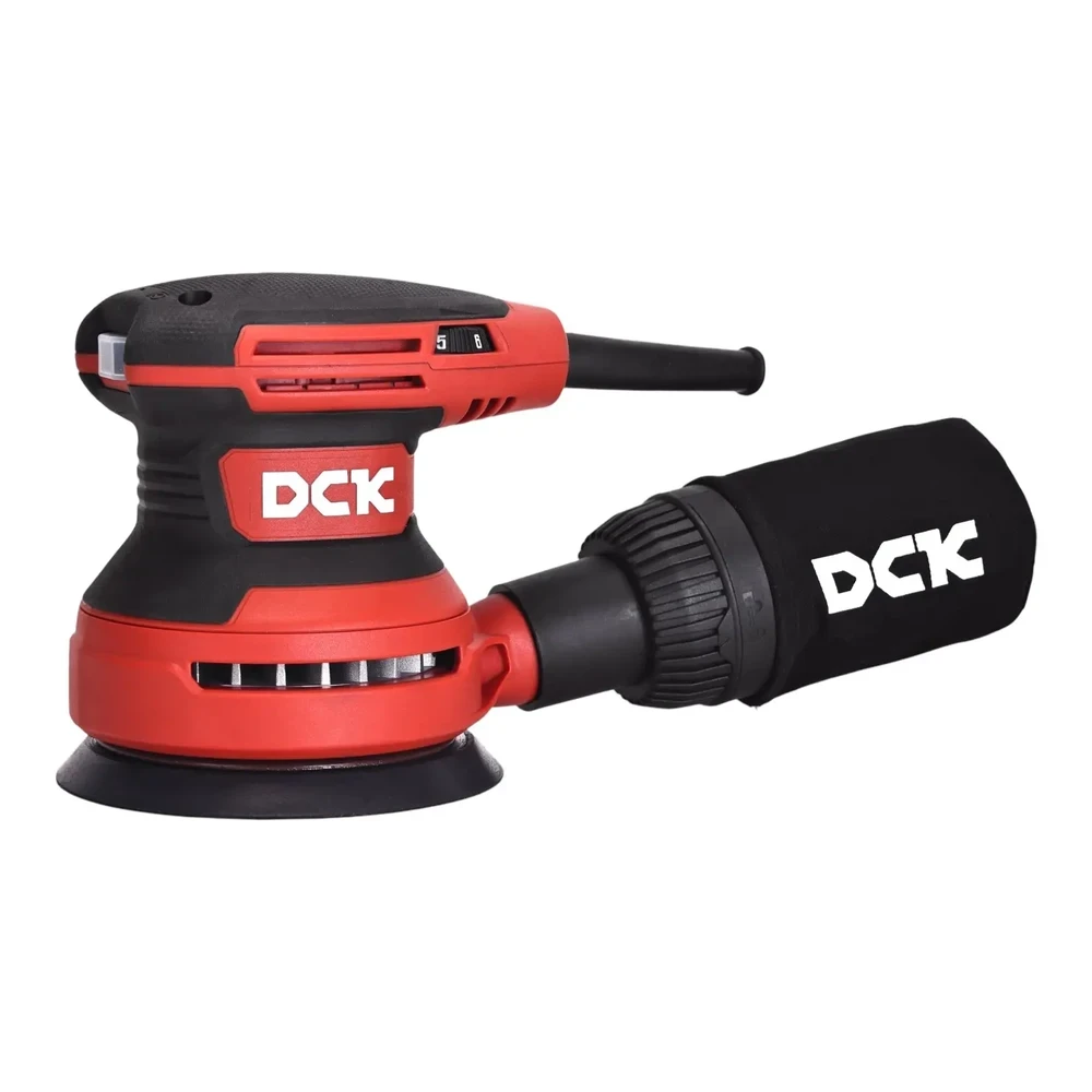 Elektrinis ekscentrinis šlifuoklis 125mm, 380W, KSA02-125, DCK