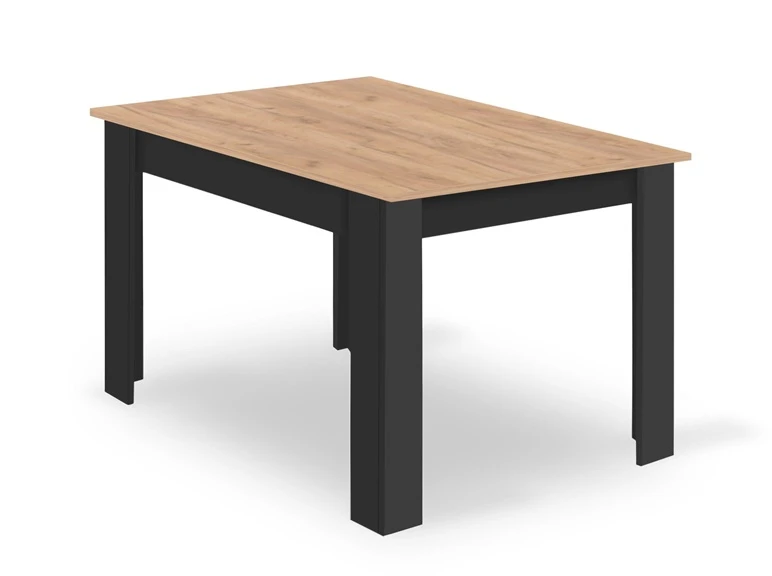 Oskar Dining table Leobert. ruda col./juodas col.. 120x8x75cm