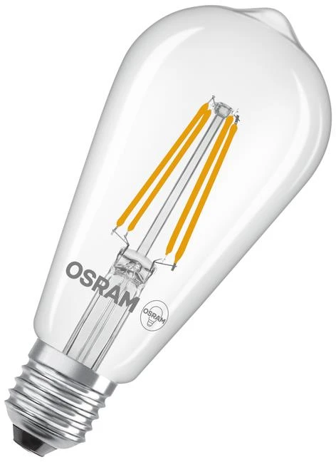 Osram 5,9W LED lemputė RETROFIT CLASSIC ST, E27, ST64, skaidri, 300°, 2700K