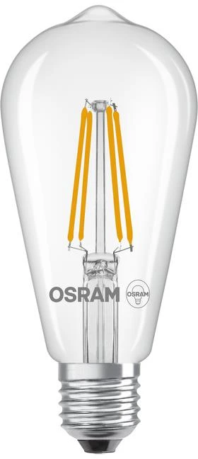 Osram 5,9W LED lemputė RETROFIT CLASSIC ST, E27, ST64, skaidri, 300°, 2700K