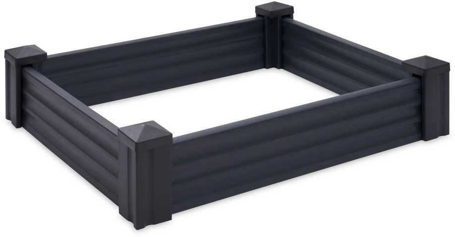 Garden Cente RAISED BED PLASTIC 80X120CM DARK Pilkas