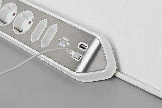 Buitinis ilgintuvas BRENNENSTUHL, 6 vietų, 2 USB, 2 m