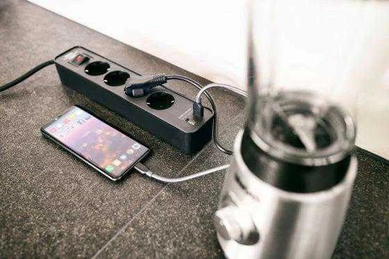 Buitinis ilgintuvas BRENNENSTUHL ECOLOR. 4 vt. 2USB. 1.4 m