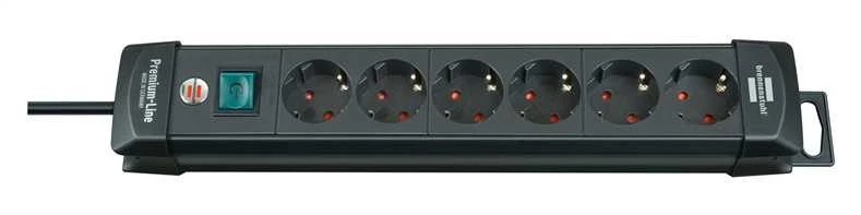Pagarinātājs Brennenstuhl PREMIUM, 3 x 1,5 mm², 3 m, 6 ligzdas