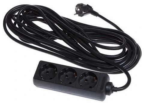 Okko Orno EXT CORD KF-GS-03-A 3X1.5 10M 3P BLCK