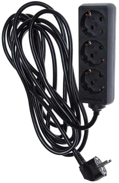 Okko Orno EXT CORD KF-GS-03-A 3X1.5 5M 3P Juodas