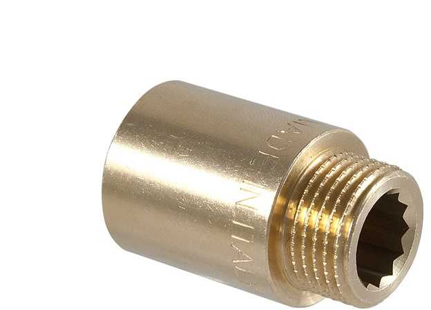 Tdm Brass Ilgintuvas 110, 50 mm ilgio, ¾", vidinis/išorinis sriegiai