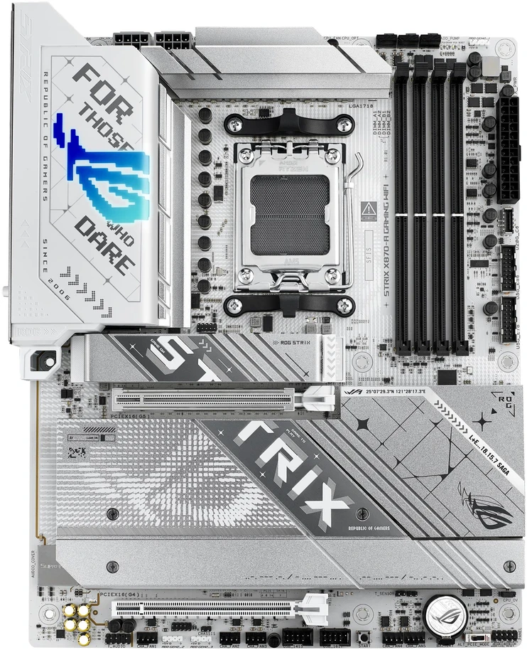 Pagrindinė plokštė Asus ROG STRIX X870-A GAMING WIFI, Akcija: Cashback 30 eur.